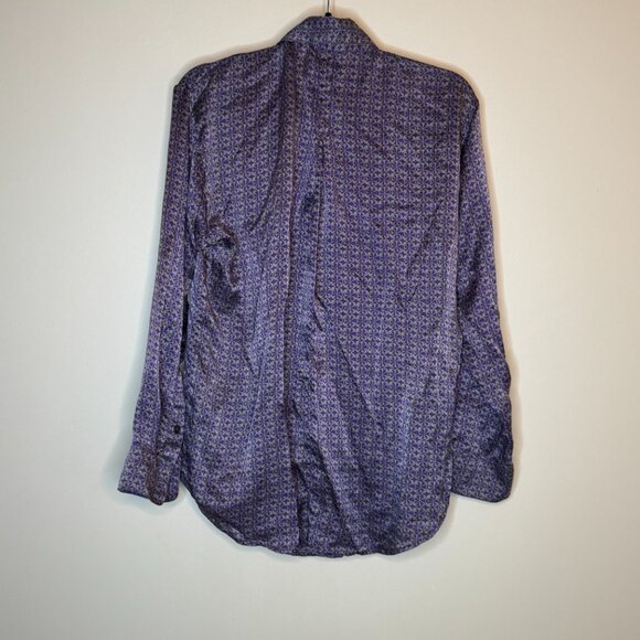 Cabi 100% Silk Geometric Shirt - Picture 6 of 8